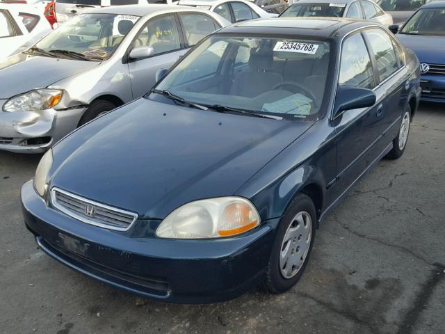 1HGEJ8643VL012968 - 1997 HONDA CIVIC EX მწვანე ფოტო 2