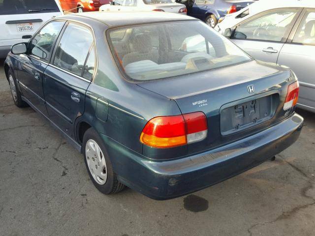 1HGEJ8643VL012968 - 1997 HONDA CIVIC EX მწვანე ფოტო 3
