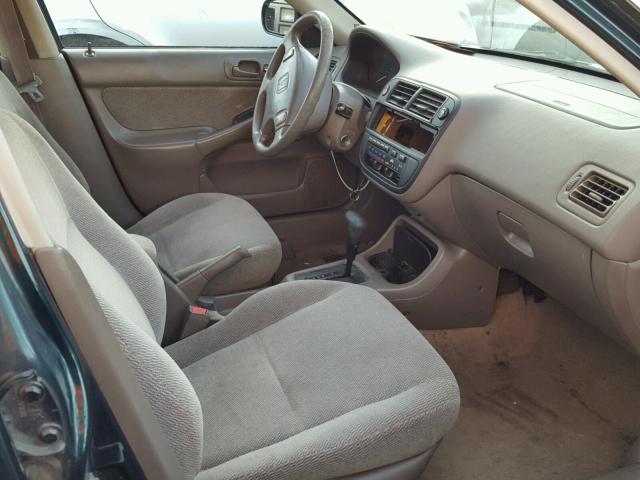 1HGEJ8643VL012968 - 1997 HONDA CIVIC EX მწვანე ფოტო 5