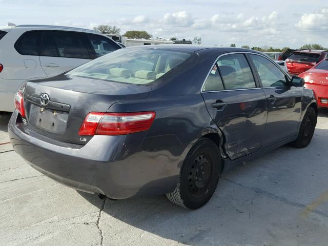 4T1BE46K69U884697 - 2009 TOYOTA CAMRY BASE GRAY photo 4