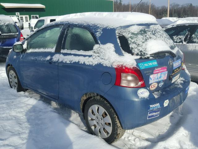 JTDJT923485213314 - 2008 TOYOTA YARIS BLUE photo 3