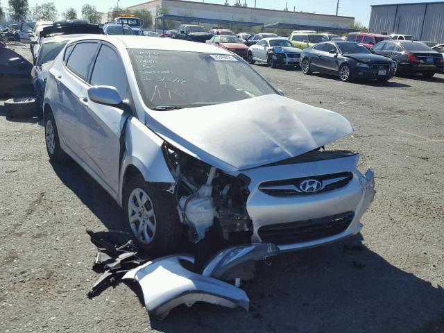 KMHCT5AE1CU052175 - 2012 HYUNDAI ACCENT GLS SILVER photo 1