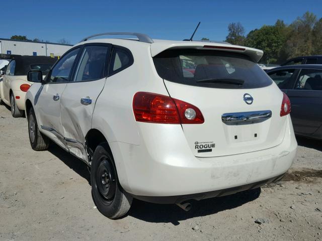 JN8AS5MT6EW615709 - 2014 NISSAN ROGUE SELE WHITE photo 3