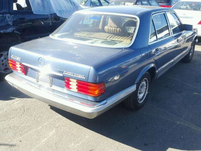 WDBCB20A6EA058352 - 1984 MERCEDES-BENZ 300 SD BLUE photo 4