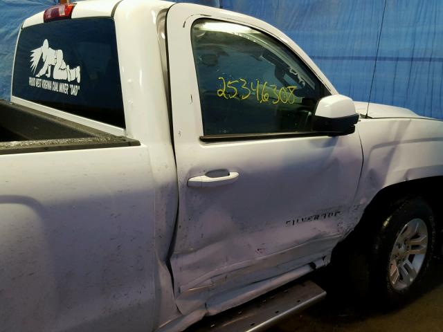 1GCNKREC2GZ104325 - 2016 CHEVROLET SILVERADO WHITE photo 9