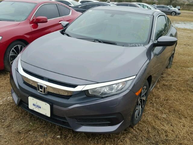 2HGFC4B06HH305498 - 2017 HONDA CIVIC LX GRAY photo 2