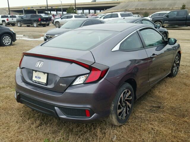 2HGFC4B06HH305498 - 2017 HONDA CIVIC LX GRAY photo 4