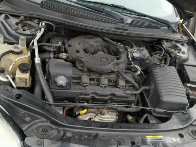 1B3EL46R85N508626 - 2005 DODGE STRATUS SX BLACK photo 7