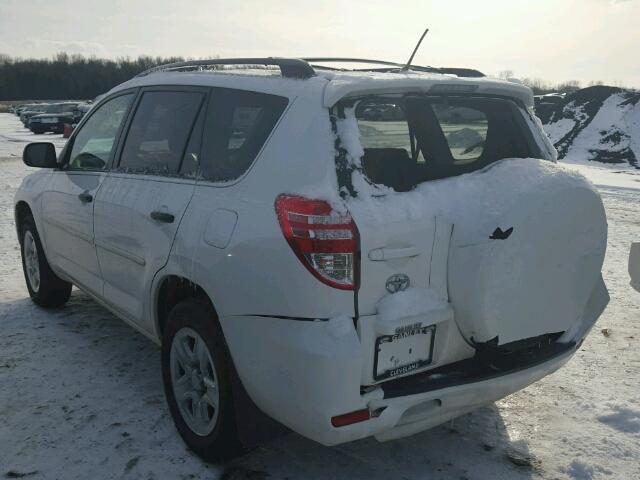 2T3BF4DV6BW086207 - 2011 TOYOTA RAV4 WHITE photo 3