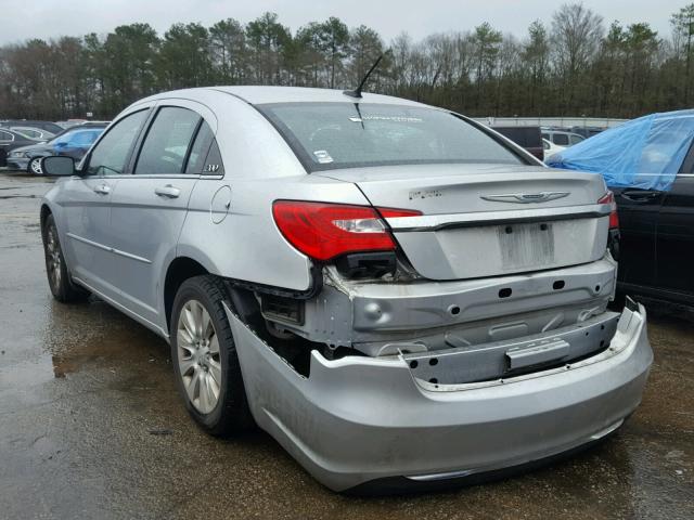 1C3CCBAB3CN228943 - 2012 CHRYSLER 200 LX SILVER photo 3