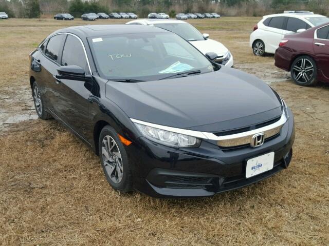 19XFC2F75HE058478 - 2017 HONDA CIVIC EX BLACK photo 1