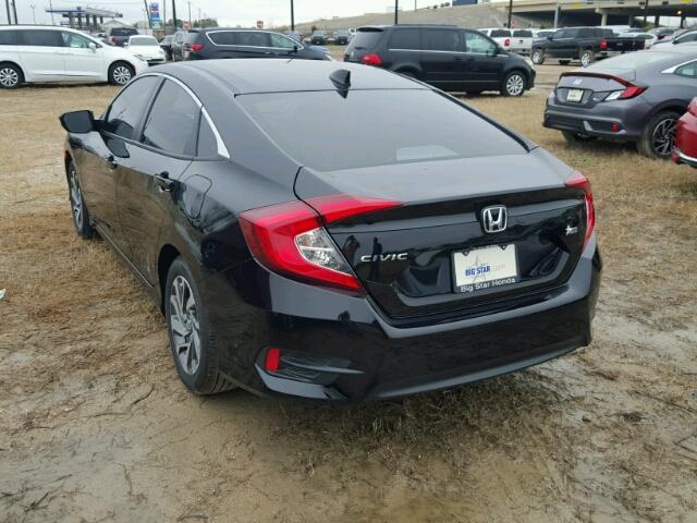 19XFC2F75HE058478 - 2017 HONDA CIVIC EX BLACK photo 3