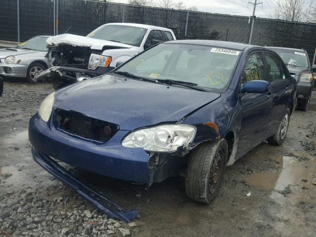 1NXBR32EX6Z577348 - 2006 TOYOTA COROLLA CE BLUE photo 2