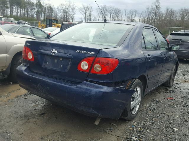 1NXBR32EX6Z577348 - 2006 TOYOTA COROLLA CE BLUE photo 4