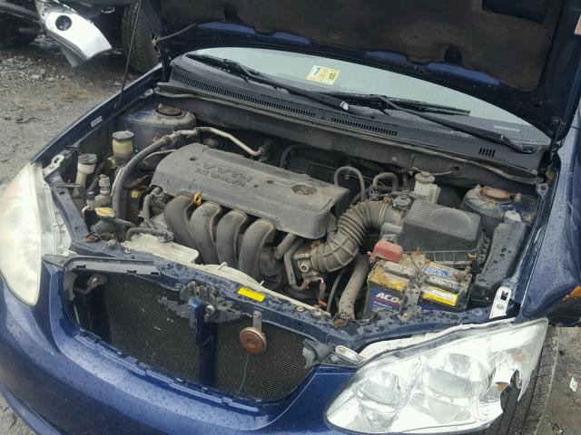 1NXBR32EX6Z577348 - 2006 TOYOTA COROLLA CE BLUE photo 7