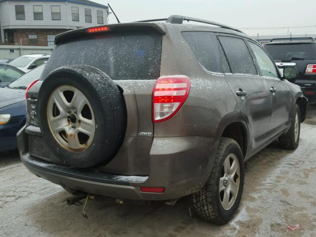 2T3JF4DV0BW164198 - 2011 TOYOTA RAV4 GRAY photo 4