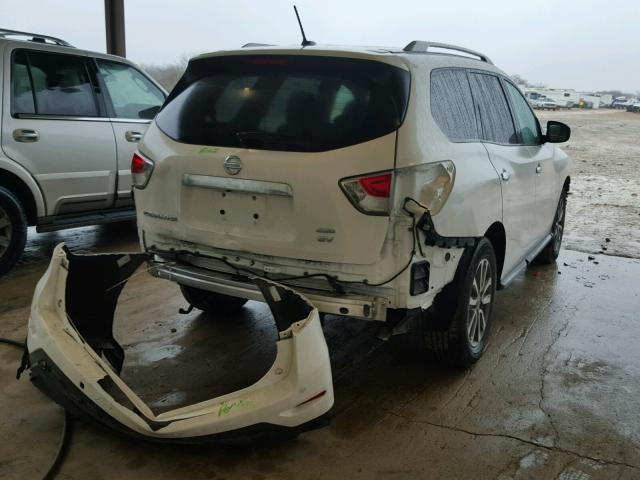 5N1AR2MM0EC705420 - 2014 NISSAN PATHFINDER WHITE photo 4