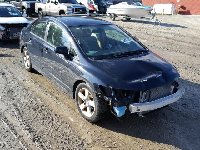 1HGFA16876L009085 - 2006 HONDA CIVIC EX BLACK photo 1