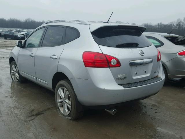 JN8AS5MV4CW418990 - 2012 NISSAN ROGUE S SILVER photo 3