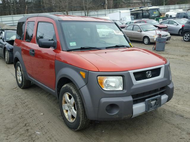 5J6YH285X4L038938 - 2004 HONDA ELEMENT EX ORANGE photo 1