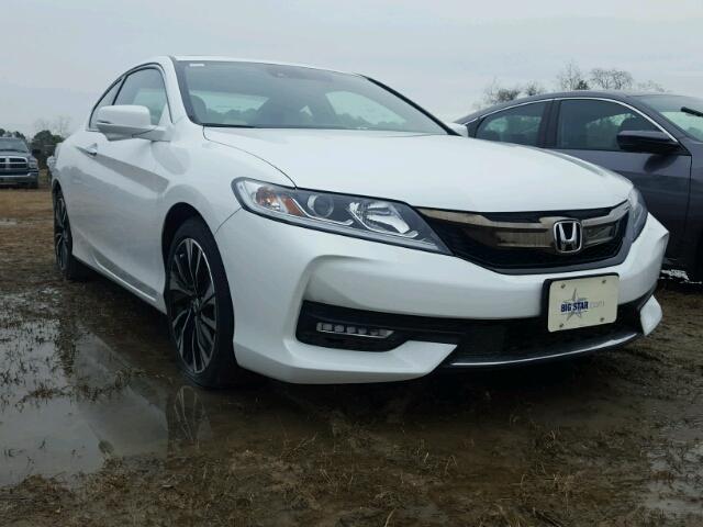 1HGCT1B68HA006017 - 2017 HONDA ACCORD EXL WHITE photo 1