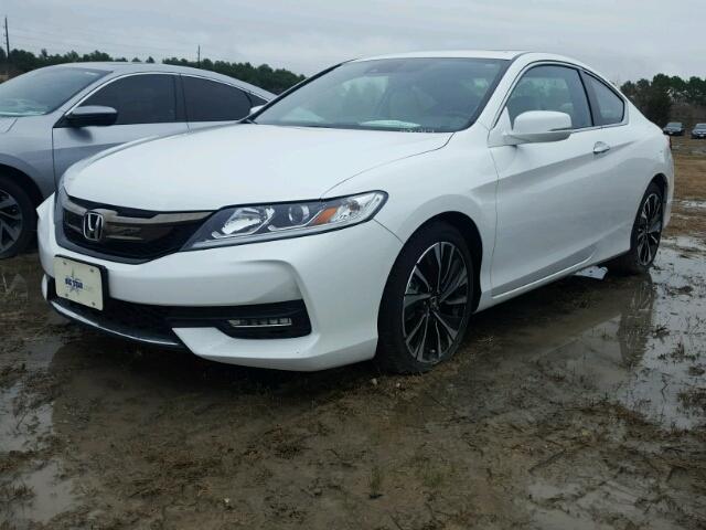 1HGCT1B68HA006017 - 2017 HONDA ACCORD EXL WHITE photo 2