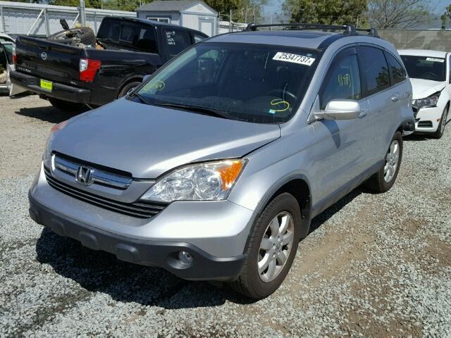 JHLRE48789C023770 - 2009 HONDA CR-V SILVER photo 2