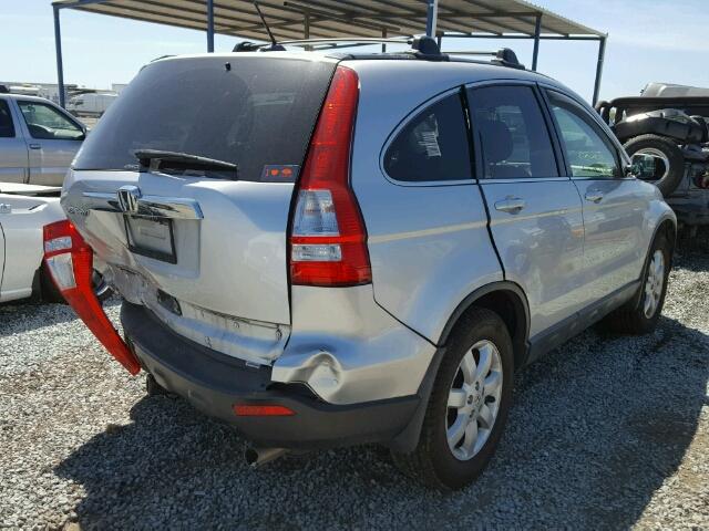 JHLRE48789C023770 - 2009 HONDA CR-V SILVER photo 4