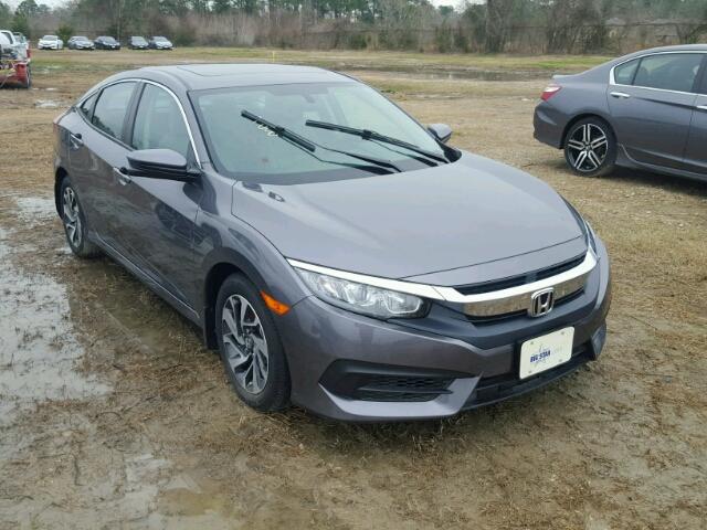 19XFC2F72HE045476 - 2017 HONDA CIVIC EX ნაცრისფერი ფოტო 1