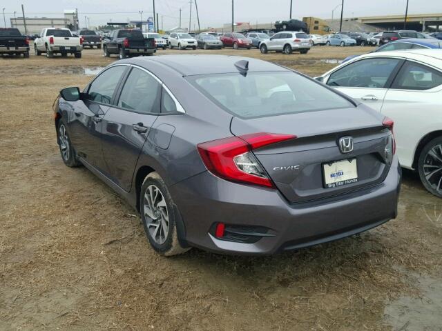 19XFC2F72HE045476 - 2017 HONDA CIVIC EX GRAY photo 3