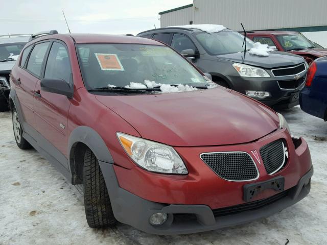 5Y2SL67827Z422212 - 2007 PONTIAC VIBE RED photo 1