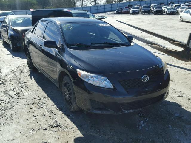 JTDBL40E699034472 - 2009 TOYOTA COROLLA BA BLACK photo 1