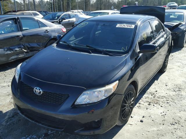 JTDBL40E699034472 - 2009 TOYOTA COROLLA BA BLACK photo 2