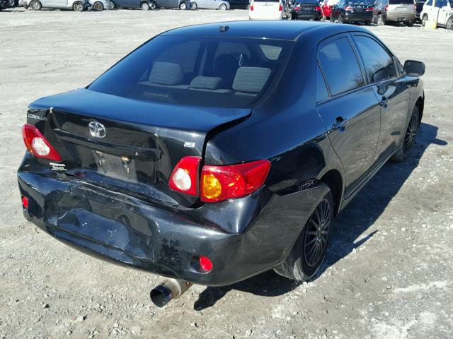 JTDBL40E699034472 - 2009 TOYOTA COROLLA BA BLACK photo 4