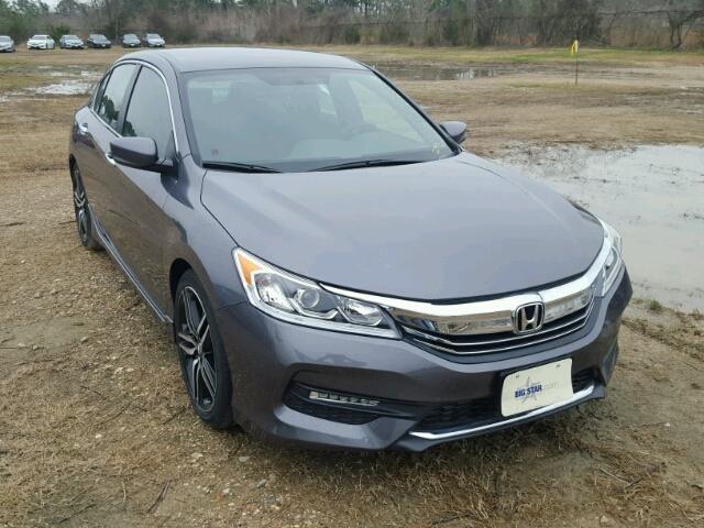 1HGCR2F58HA209060 - 2017 HONDA ACCORD SPO GRAY photo 1