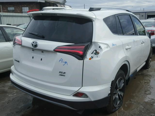 JTMRFREV3JJ181217 - 2018 TOYOTA RAV4 ADVEN WHITE photo 4