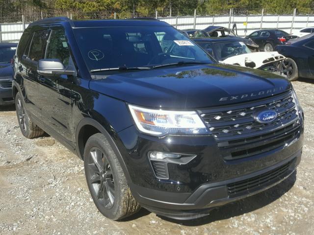 1FM5K8D87JGA11497 - 2018 FORD EXPLORER X BLACK photo 1