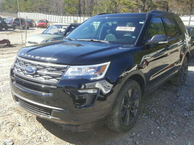 1FM5K8D87JGA11497 - 2018 FORD EXPLORER X BLACK photo 2