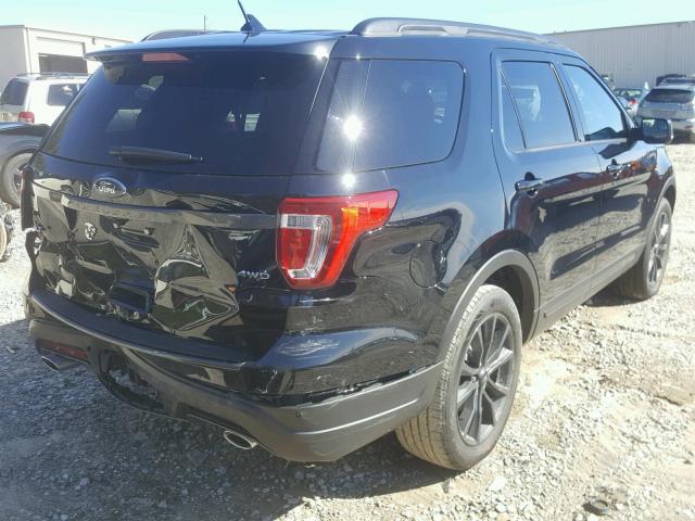 1FM5K8D87JGA11497 - 2018 FORD EXPLORER X BLACK photo 4