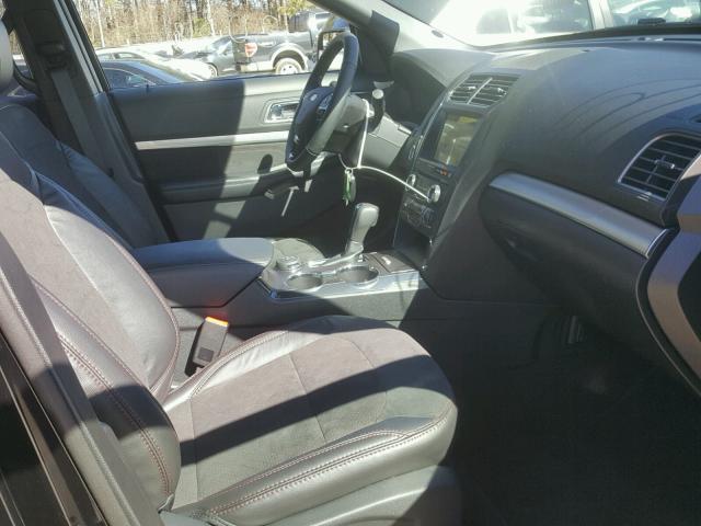 1FM5K8D87JGA11497 - 2018 FORD EXPLORER X BLACK photo 5