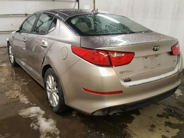 5XXGM4A79EG350285 - 2014 KIA OPTIMA LX SILVER photo 3