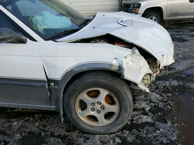 4S3BG6853W7620087 - 1998 SUBARU LEGACY 30T WHITE photo 9