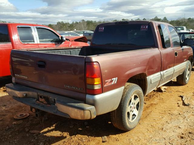 2GCEK19V2X1132311 - 1999 CHEVROLET SILVERADO MAROON photo 4