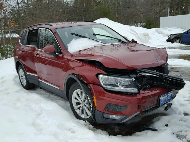 3VV2B7AX3JM029726 - 2018 VOLKSWAGEN TIGUAN SE RED photo 1