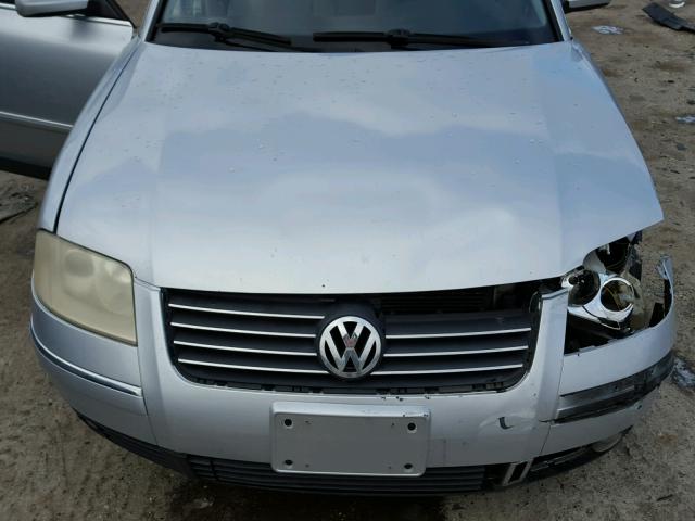 WVWPD63B23P059498 - 2003 VOLKSWAGEN PASSAT GLS SILVER photo 7