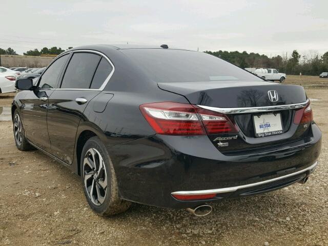 1HGCR3F80HA038451 - 2017 HONDA ACCORD EXL BLACK photo 3