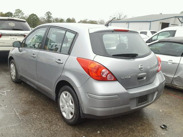 3N1BC1CP9AL418319 - 2010 NISSAN VERSA S GRAY photo 3