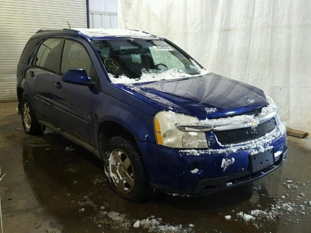 2CNDL73F276090203 - 2007 CHEVROLET EQUINOX LT BLUE photo 1