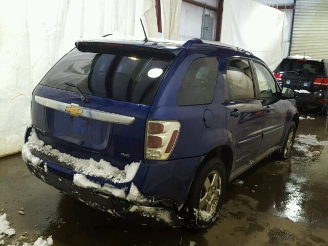 2CNDL73F276090203 - 2007 CHEVROLET EQUINOX LT BLUE photo 4