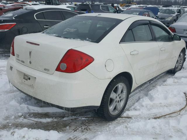 1G2ZH58N974213016 - 2007 PONTIAC G6 GT WHITE photo 4